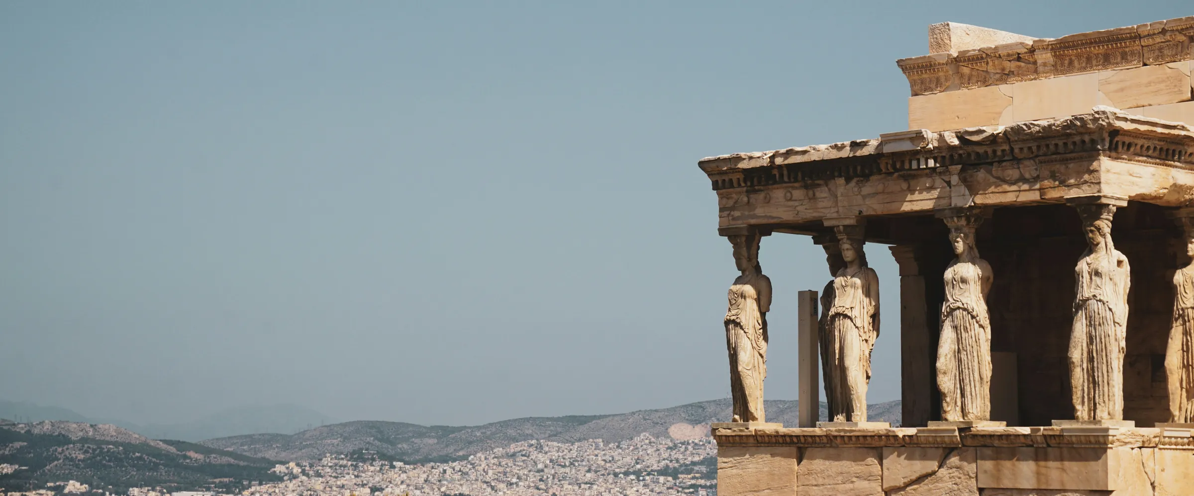 Greece at dusk