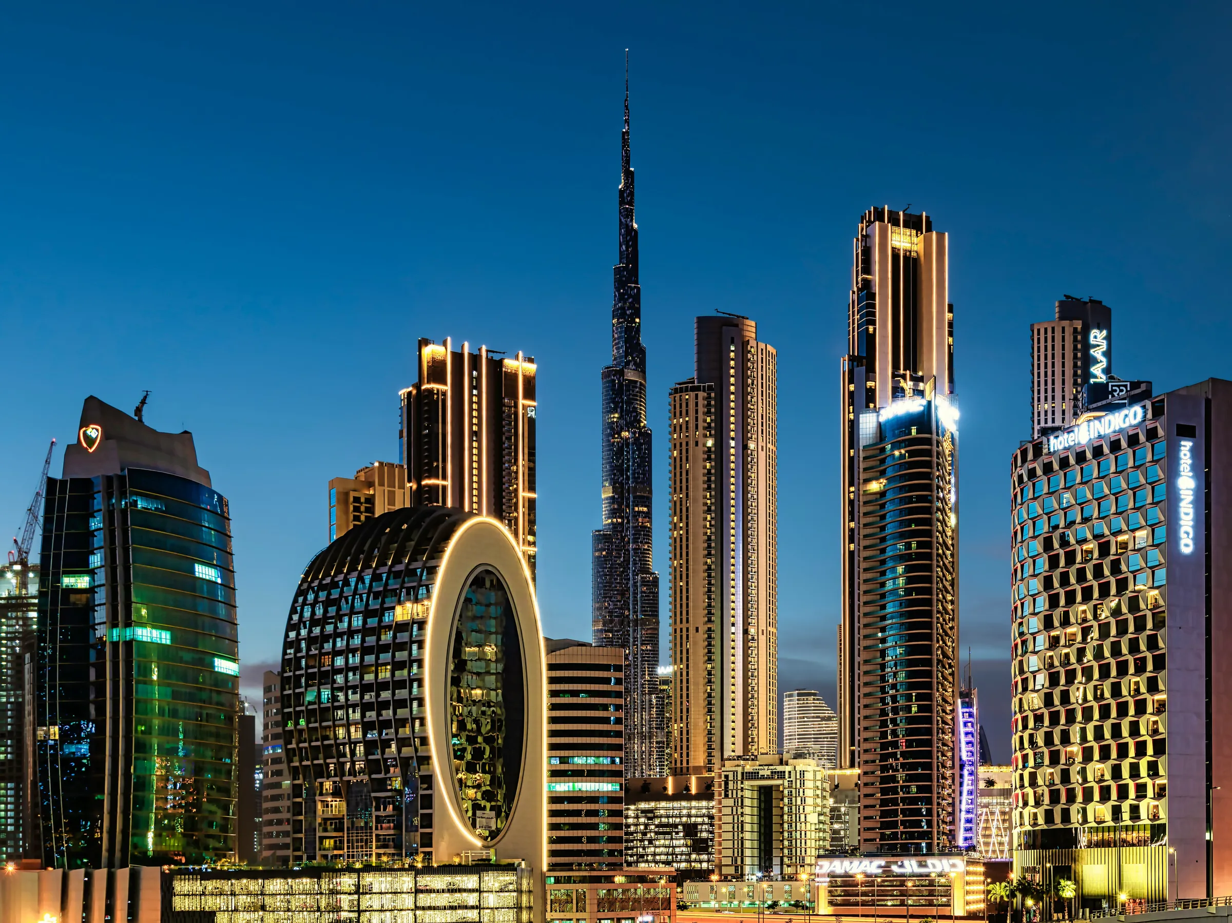 Dubai coastline